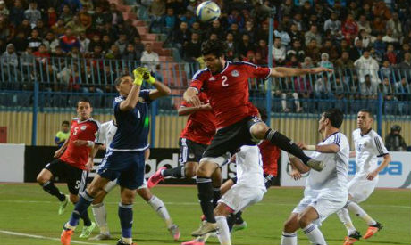 Ali Gabr opened the scoring for Egypt in the first half (Photo: Ahram)