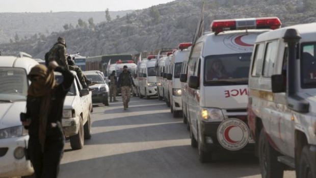 A deal saw wounded fighters and civilians evacuated from Foah and Kefraya last month