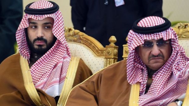 Deputy Crown Prince Mohammed bin Salman (L) is one of those spearheading the current reforms