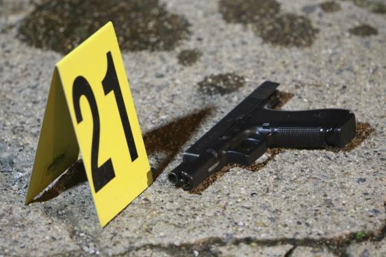 Police said the gunman fired 13 times using a semi-automatic pistol