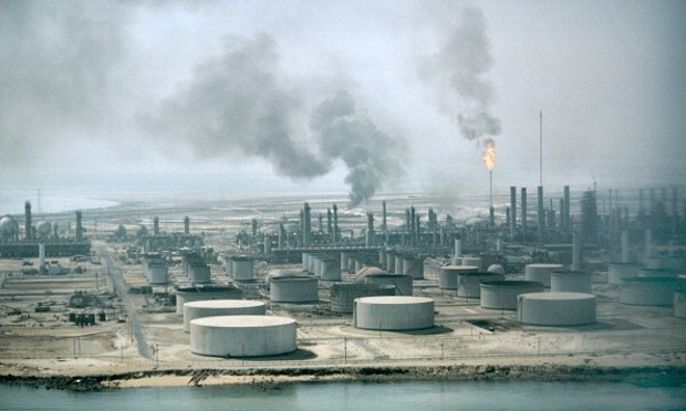 The Aramco oil refinery in Dahran, Saudi Arabia. Analysts believe the world’s most valuable business will attract a lot of interest from potential investors. Photograph: MyLoupe/UIG via Getty