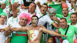Algeria's fans are not as happy now as they were during the 2014 World Cup