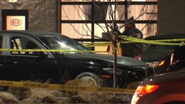 A car dealership was among three shooting locations