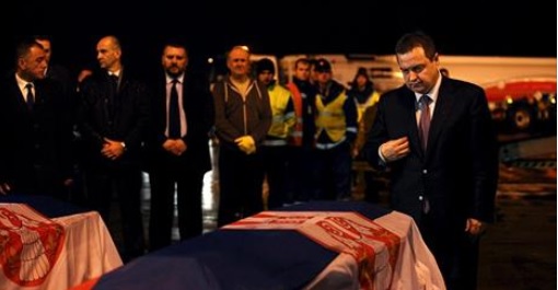 Bodies of killed Serbian hostages returned home from Libya