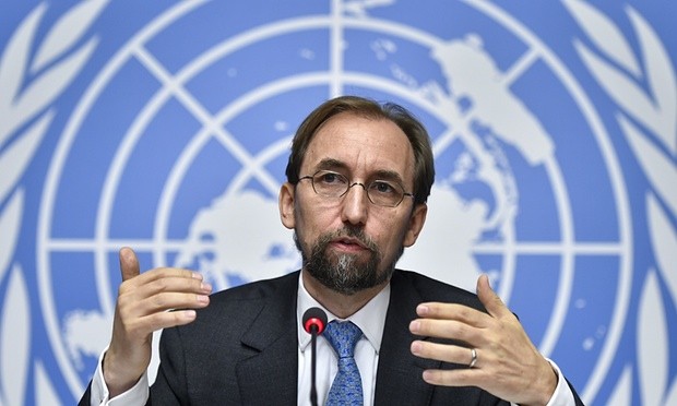 The UN human rights chief, Zeid Ra’ad Al Hussein, said complete impunity continues to prevail in Libya. Photograph: AFP/Getty 