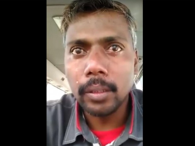  Mr Makandar has been jailed after this video went viral YouTube 