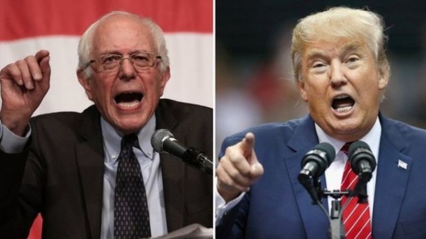 Sanders won unexpectedly in Michigan while Trump took Michigan and Mississippi