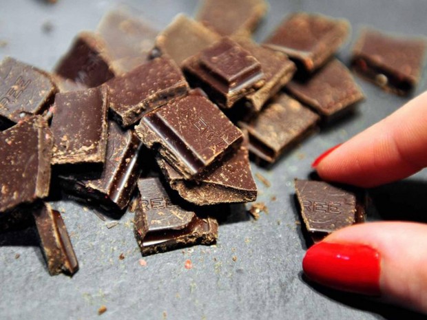 Chocs away: a nutrient in chocolate may increase blood flow to the brain AFP/Getty