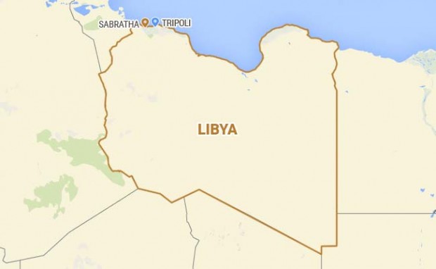 The incident occurred on Friday night when the shell landed in the apartment complex in Libya's Sabratha city.