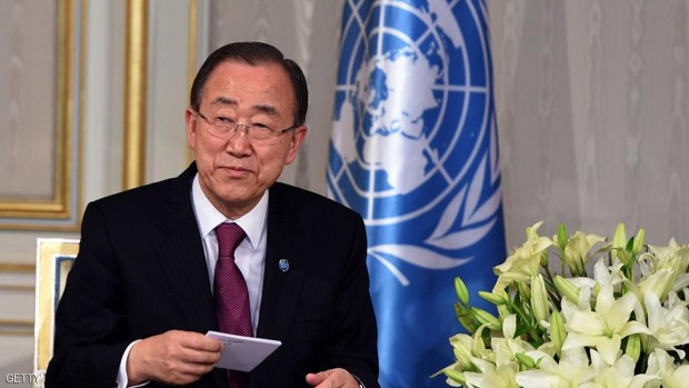 UN chief Ban Ki-moon. FETHI BELAID/AFP/Getty Images