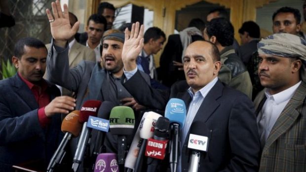  Representatives of the rebels left Sanaa for Kuwait on Thursday 