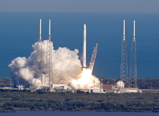  The SpaceX Falcon 9 successfully launched on Friday, carrying cargo to the International Space Station. 