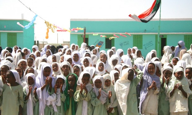  Um Al-Gura girls school in Nahr Atbara, Kassala state. Primary school completion rates stand at just 26.1% in rural areas of Sudan. Photograph: Yousra Elbagir/Elephant Media 