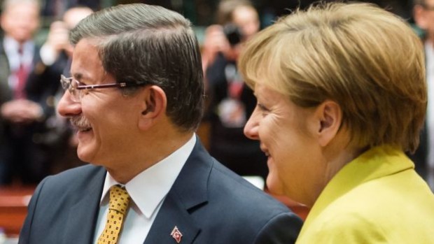 The German chancellor spoke to Turkish PM Ahmet Davutoglu after Boehmermann's poem was broadcast