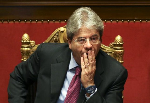 Italy's Foreign Minister Paolo Gentiloni attends at Senate in Rome, Italy, April 5, 2016. Italy said on Tuesday it would take ''immediate and proportionate'' measures against Egypt if the Cairo government did not fully cooperate in uncovering the truth over the murder of an... REUTERS/ALESSANDRO BIANCHI