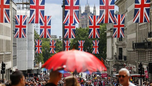 Union flag banners hang across a street near the Houses of Parliament in central London on June 25, 2016, after the announcement that the UK had voted on June 23 to leave the European Union in a national referendum. The result of Britain's June 23 referendum vote to leave the European Union (EU) has pitted parents against children, cities against rural areas, north against south and university graduates against those with fewer qualifications. London, Scotland and Northern Ireland voted to remain in the EU but Wales and large swathes of England, particularly former industrial hubs in the north with many disaffected workers, backed a Brexit. / AFP / Odd ANDERSEN        (Photo credit should read ODD ANDERSEN/AFP/Getty Images)