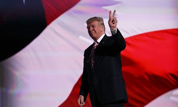 Republican presidential candidate Donald Trump has said if elected he would not automatically come to the aid of a Nato ally. Photograph: John Moore/Getty Images