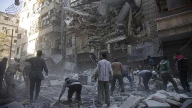 Eastern Aleppo has come under intense aerial bombardment for the past week