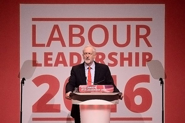 British opposition Labour Party leader Jeremy Corbyn after being announced as the winner of the party's leadership contest at the Labour Party Leadership Conference in Liverpool on September 24, 2016 (AFP Photo/Oli Scarff)