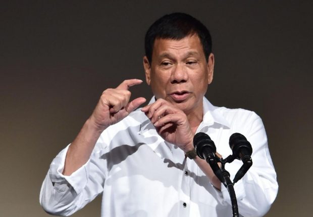 Philippine President Rodrigo Duterte said his country is "open for business" after upending traditional alliances by insulting the US and making overtures to China. (KAZUHIRO NOGI/AFP/GETTY IMAGES)