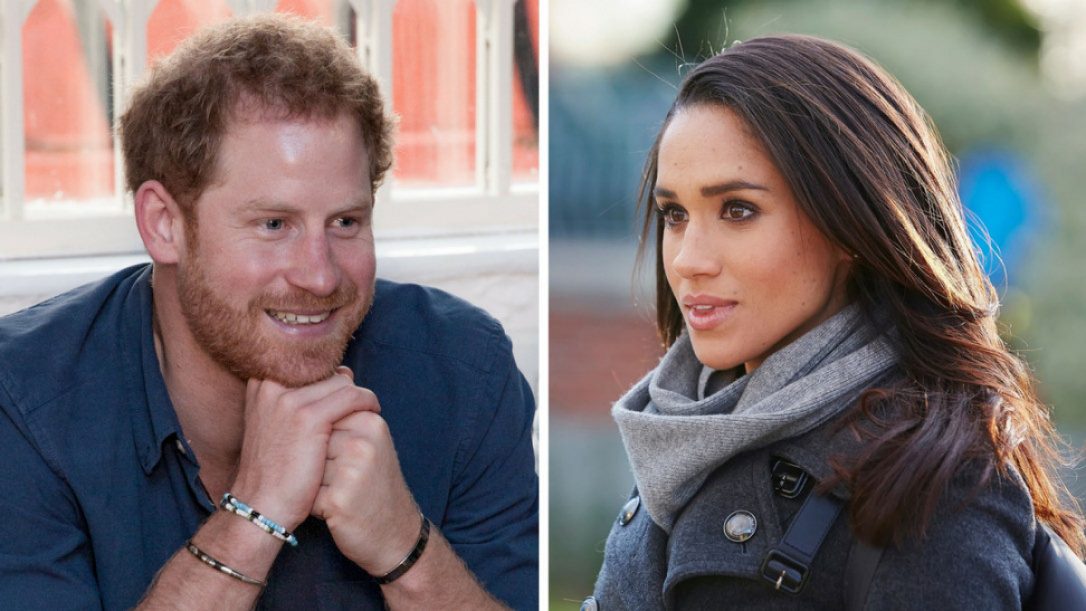 The strongly-worded statement confirms that Prince Harry, left, and Meghan Markle are in a relationship.  (Getty (left)/USA Network)  