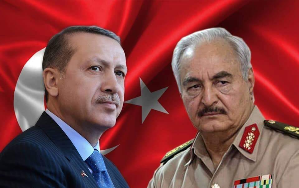 Image result for Erdogan VS Khalifa Haftar